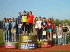 Az országos bajnok 4x100-as váltó