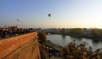 17. Krakkó Kilátás a Wawelről a Visztula folyóra
